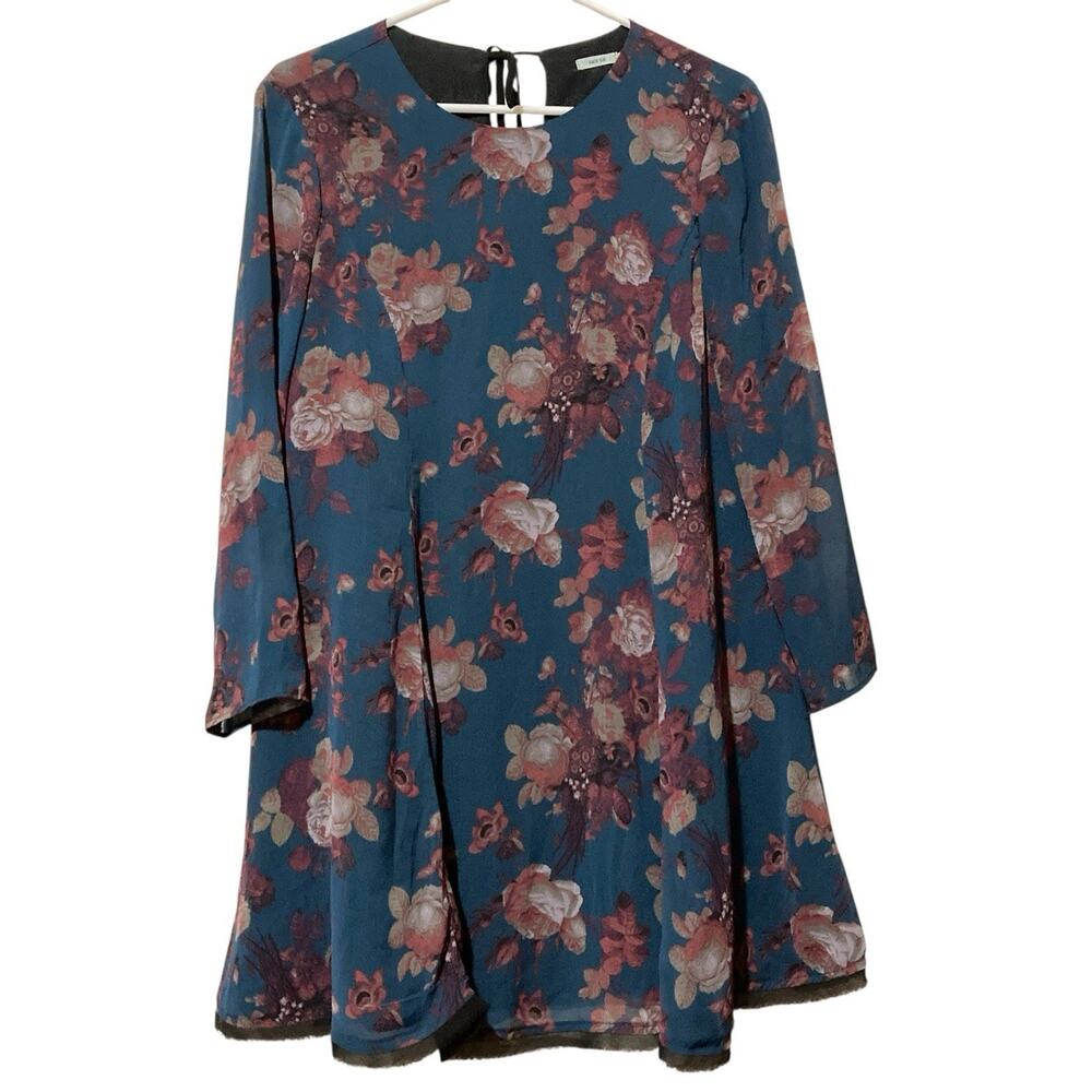 Kimchi Blue Urban Outfitters Size Medium Mini Dress Floaty Floral Print‎ Lined